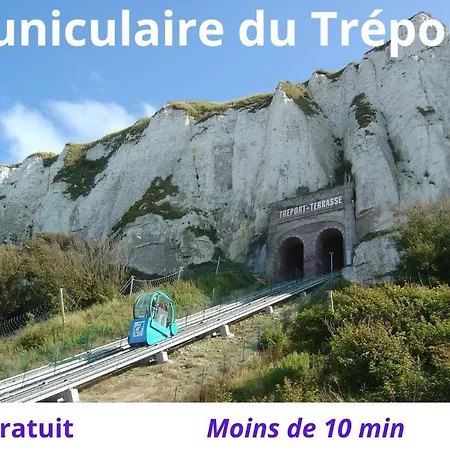Des Bains De Avec Balcon Et Vue, Terrasse, 300 M Plage, 2 Chambres, Velos Fournis A Les Bains Le Treport, Petit Dejeuner En Option 3* Mers-les-Bains